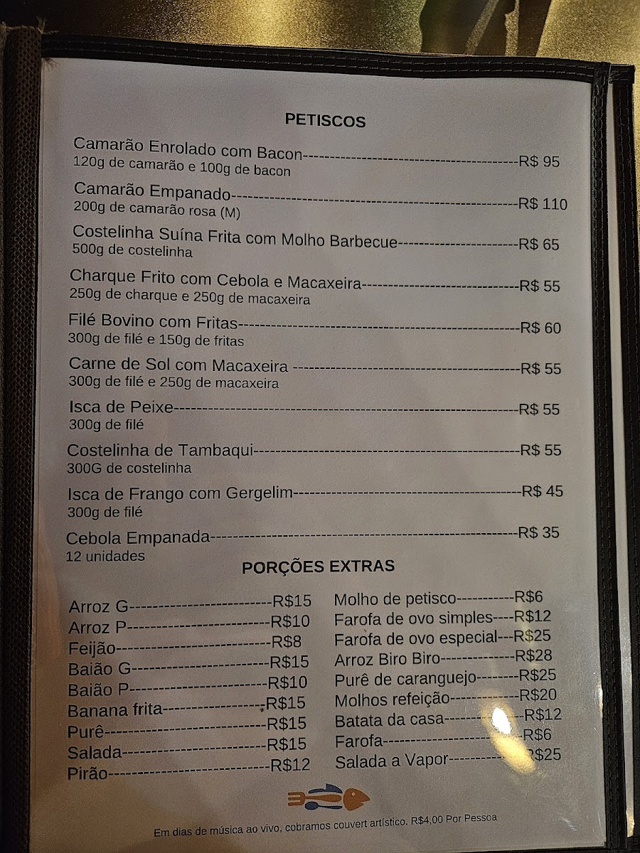 Menu Restaurante E Peixaria Ver O Rio-1